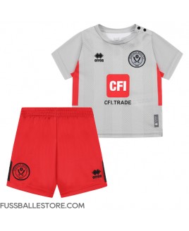 Günstige Sheffield United 3rd trikot Kinder 2023-24 Kurzarm (+ Kurze Hosen)